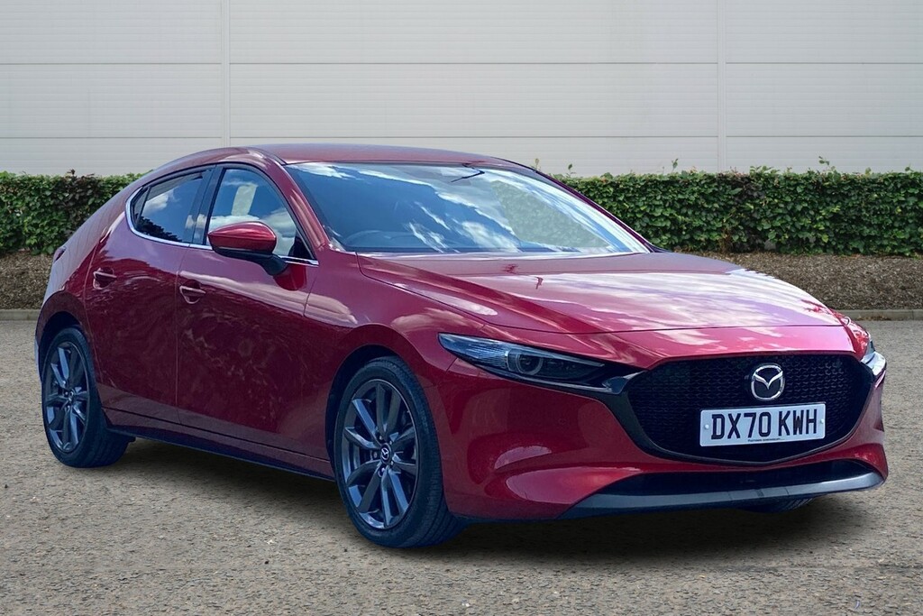 Compare Mazda 3 2.0 Skyactiv G Mhev Gt Sport DX70KWH Red