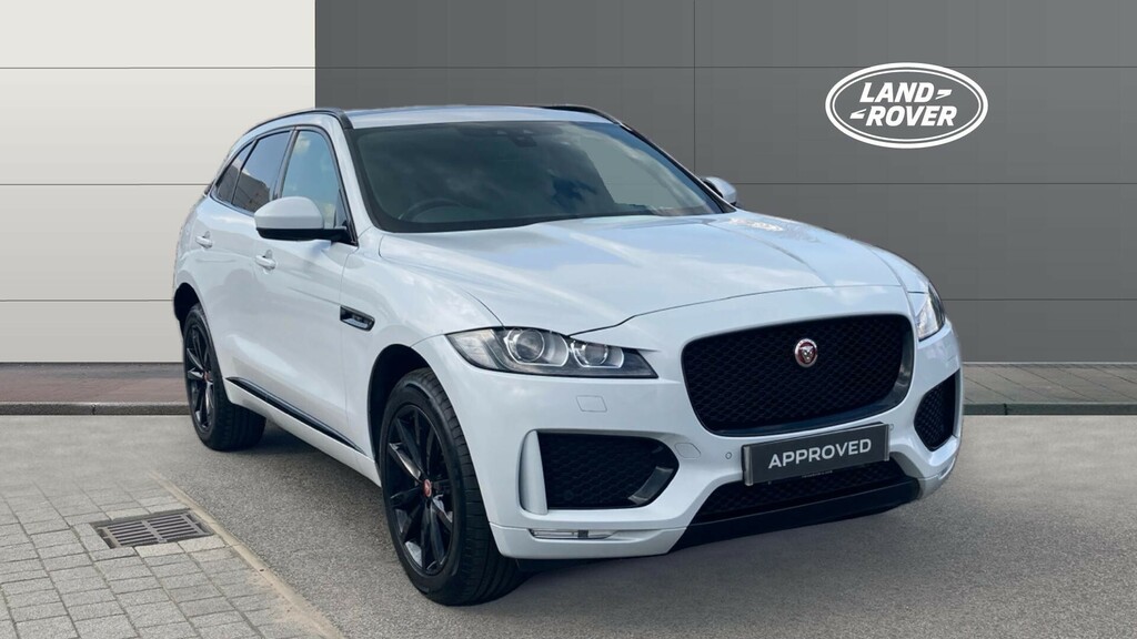 Compare Jaguar F-Pace Chequered Flag BL70XUU White