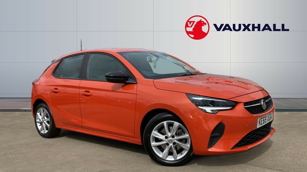 Compare Vauxhall Corsa Se Nav Premium KE69XGN Orange