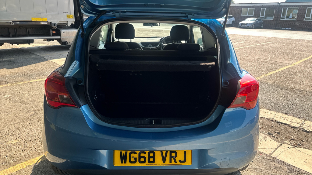 Compare Vauxhall Corsa Griffin WG68VRJ Blue