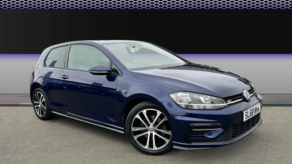 Compare Volkswagen Golf R-line SL68WHA Blue