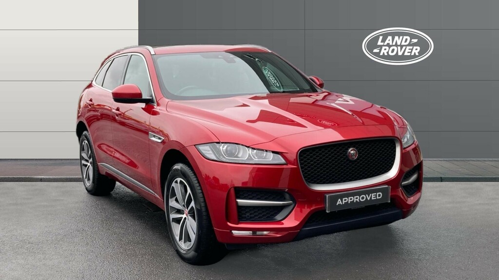 Compare Jaguar F-Pace R-sport AE66WDR Red