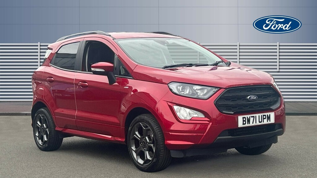 Compare Ford Ecosport St-line BW71UPM Red