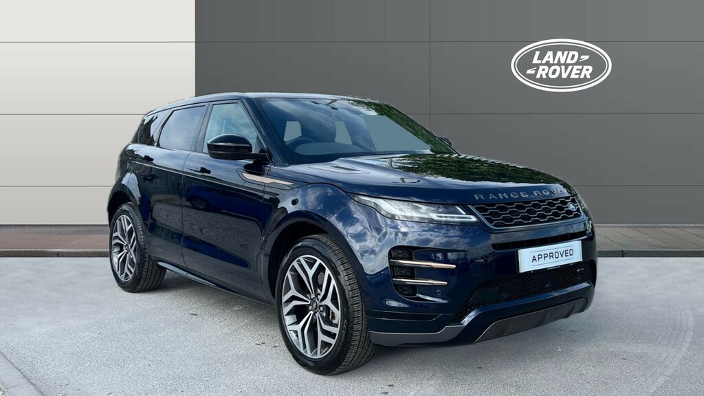 Compare Land Rover Range Rover Evoque R-dynamic Hse KM72YLB Blue