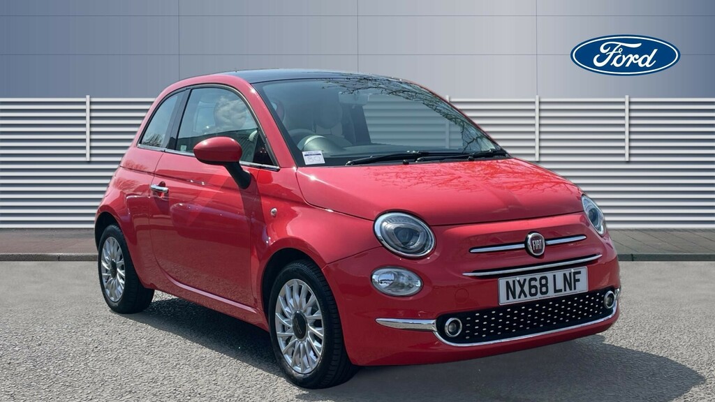 Compare Fiat 500 Lounge NX68LNF Pink