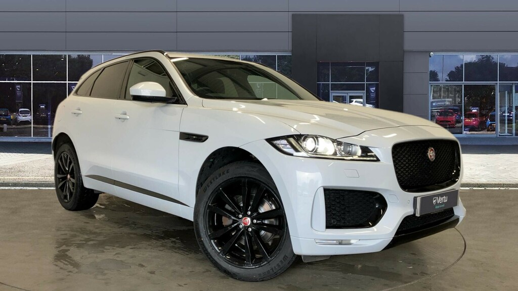 Compare Jaguar F-Pace Chequered Flag YB20BWP White