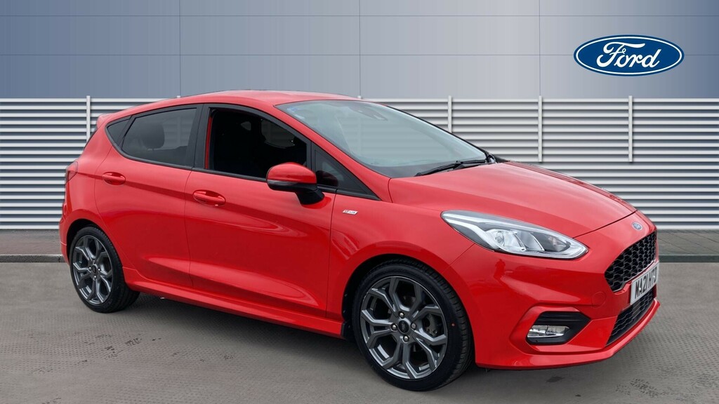 Compare Ford Fiesta St-line Edition MA21HTD Red