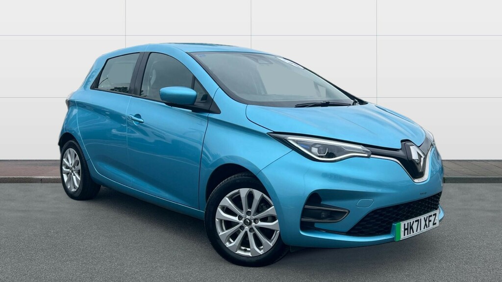 Compare Renault Zoe Zoe Iconic Rapid Charge Ev 50 HK71XFZ Blue