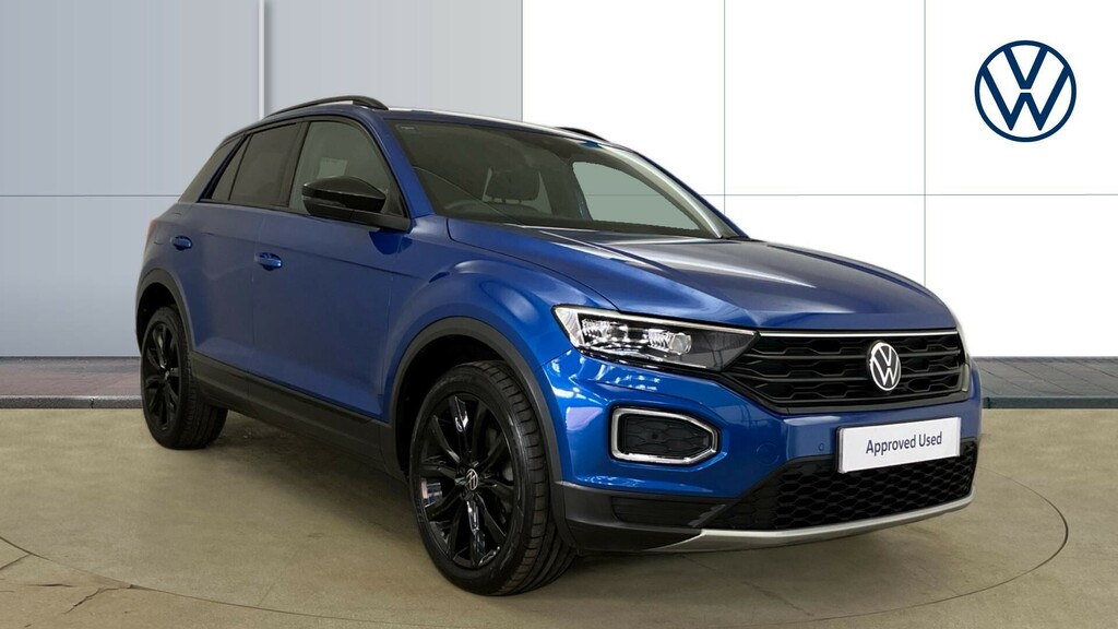 Compare Volkswagen T-Roc Black Edition PF21BMO Blue