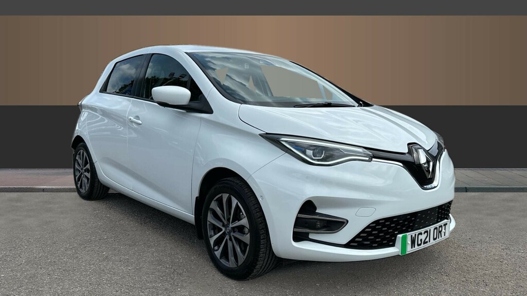 Compare Renault Zoe Gt Line WG21ORT White