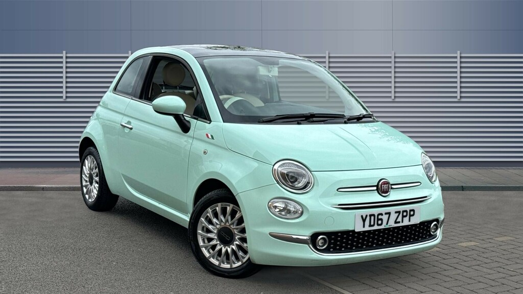 Compare Fiat 500 Lounge YD67ZPP Green