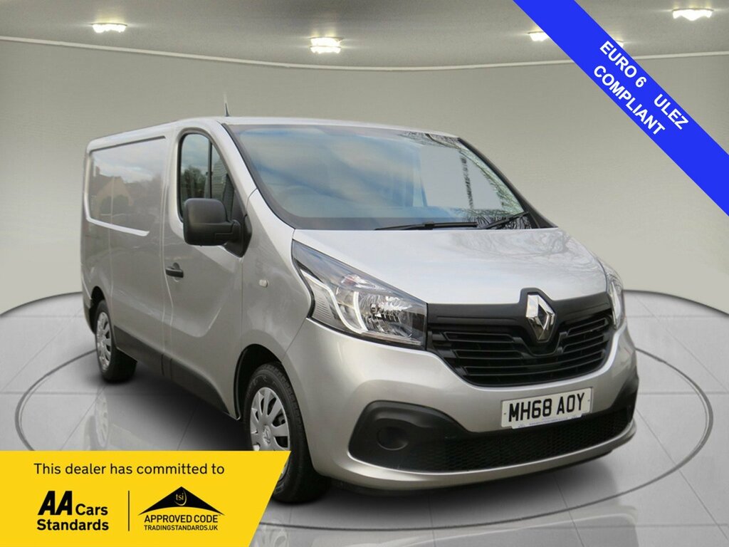 Compare Renault Trafic Dci Energy 27 Business Euro 6 U5569 Ulez MH68AOY Silver