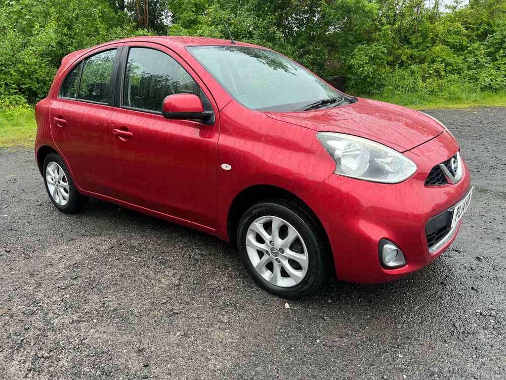 Compare Nissan Micra 1.2 Acenta Euro 5 PL14HDH Red