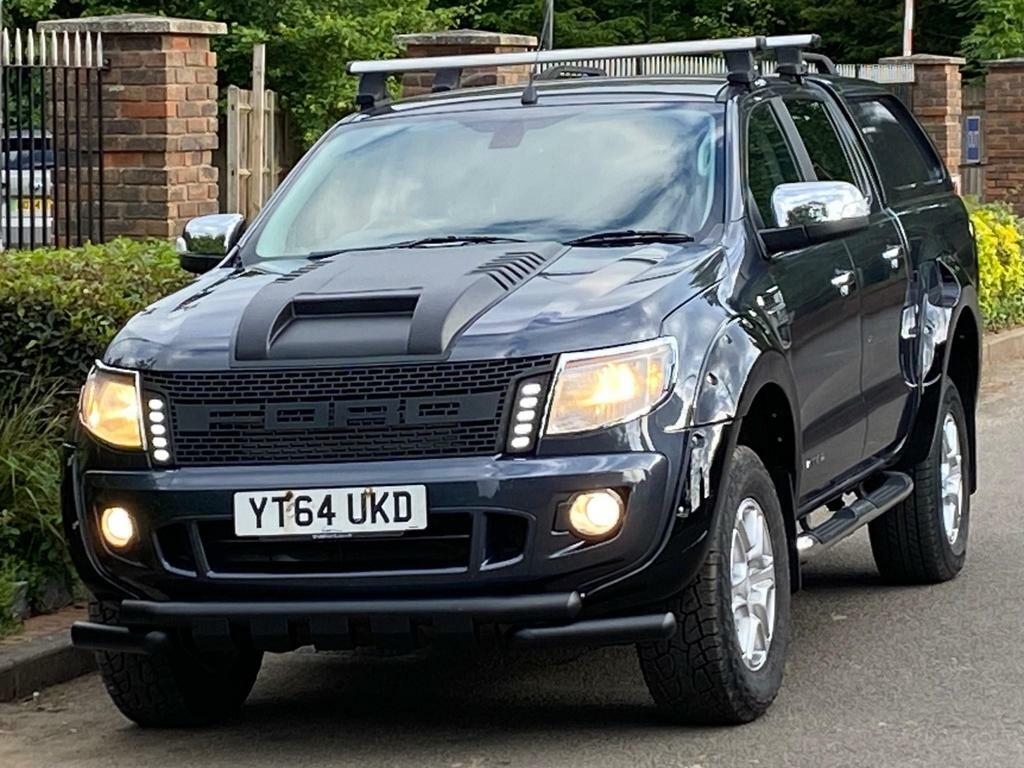 Compare Ford Ranger 2.2 Tdci Limited 1 Super Cab Pickup 4Wd Euro 5 YT64UKD Grey