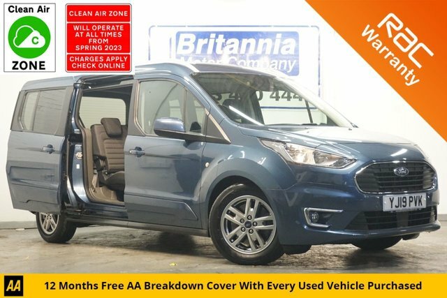 Compare Ford Grand Tourneo Connect 1.5 Titanium Tdci 5 Seater 120 Bh YJ19PVK Blue
