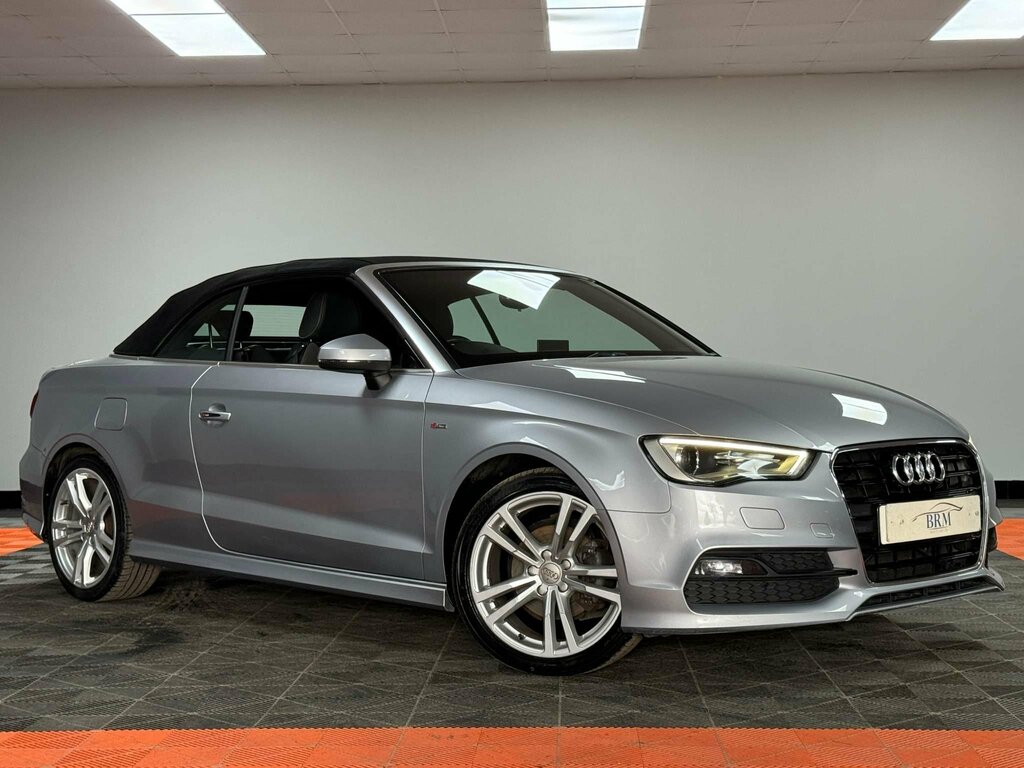 Audi A3 Cabriolet 2.0 Tdi S Line Euro 6 Ss Silver #1