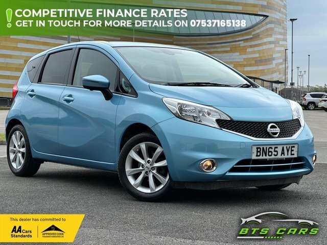 Compare Nissan Note 1.2 Tekna Dig-s 98 Bhp BN65AYE Blue