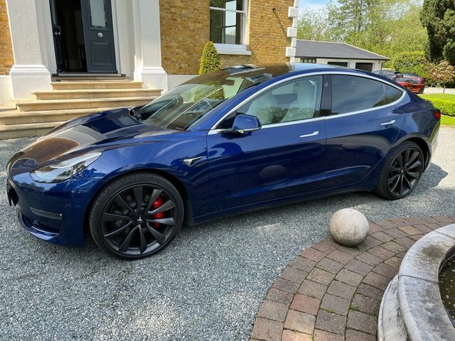 Compare Tesla Model 3 Performance Awd 485 Bhp BP69XZU Blue