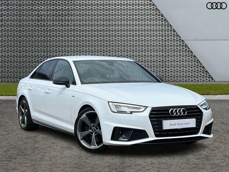 Compare Audi A4 Tdi S Line Black Edition GC19UFL White
