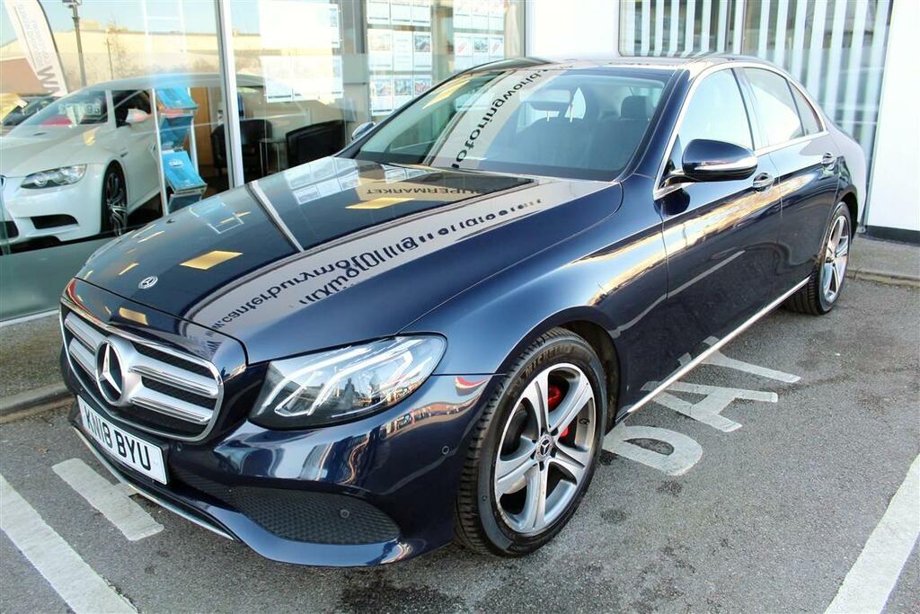 Compare Mercedes-Benz E Class E 220 D Se Sat Nav KN18BYU Blue
