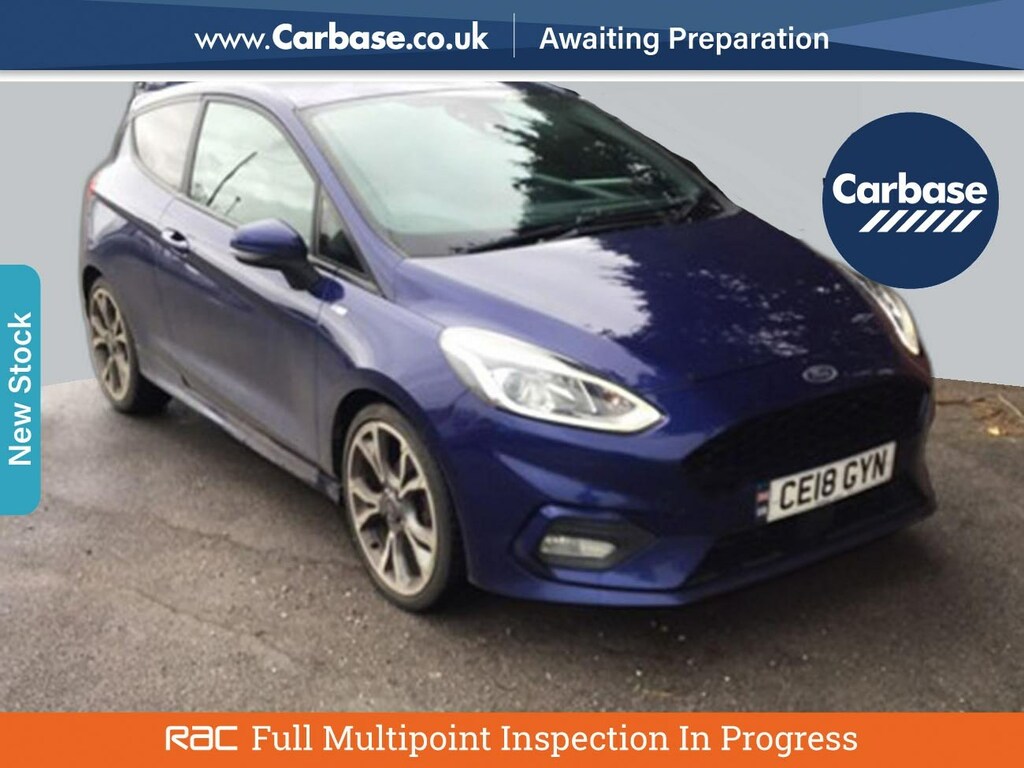 Compare Ford Fiesta 1.0 Ecoboost 125 St-line CE18GYN Blue