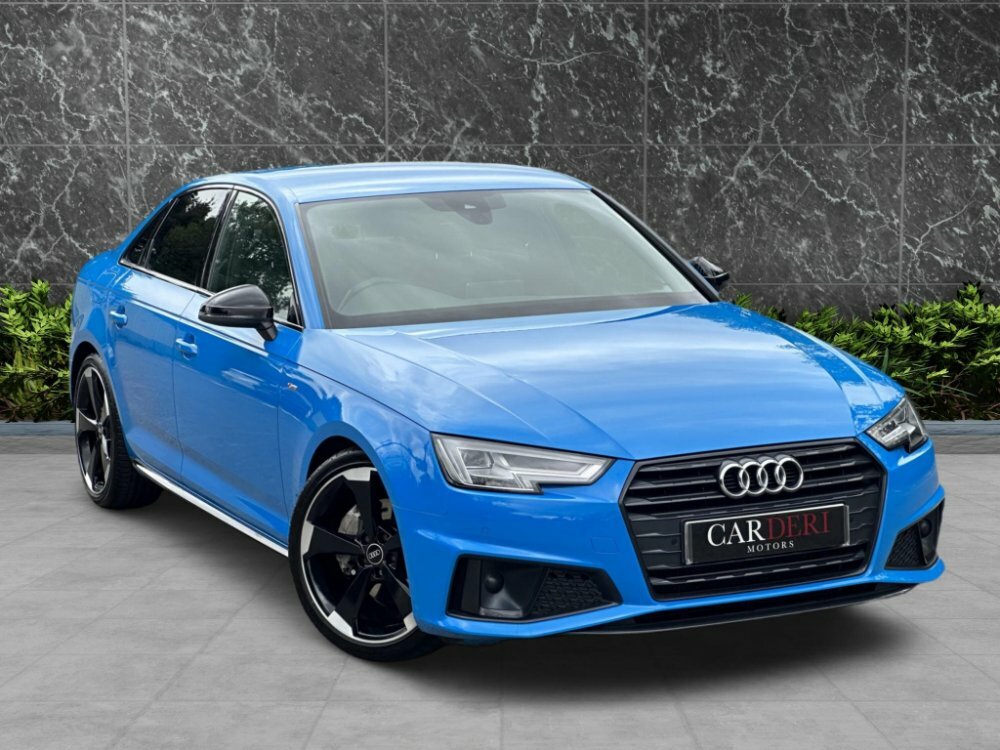 Compare Audi A4 2.0 Tdi 40 Black Edition Saloon S Troni LX19TGV Blue