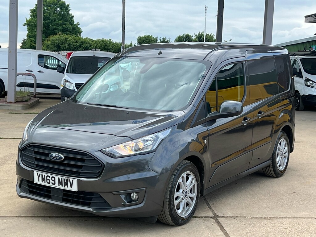 Compare Ford Transit Connect 1.5 200 Ecoblue Limited Panel Van YM69MMV Grey