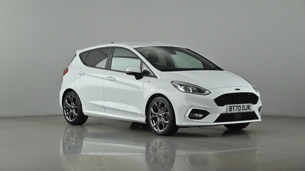 Compare Ford Fiesta 1.0 Ecoboost 125 St-line Edition Mhev BT70OJK White