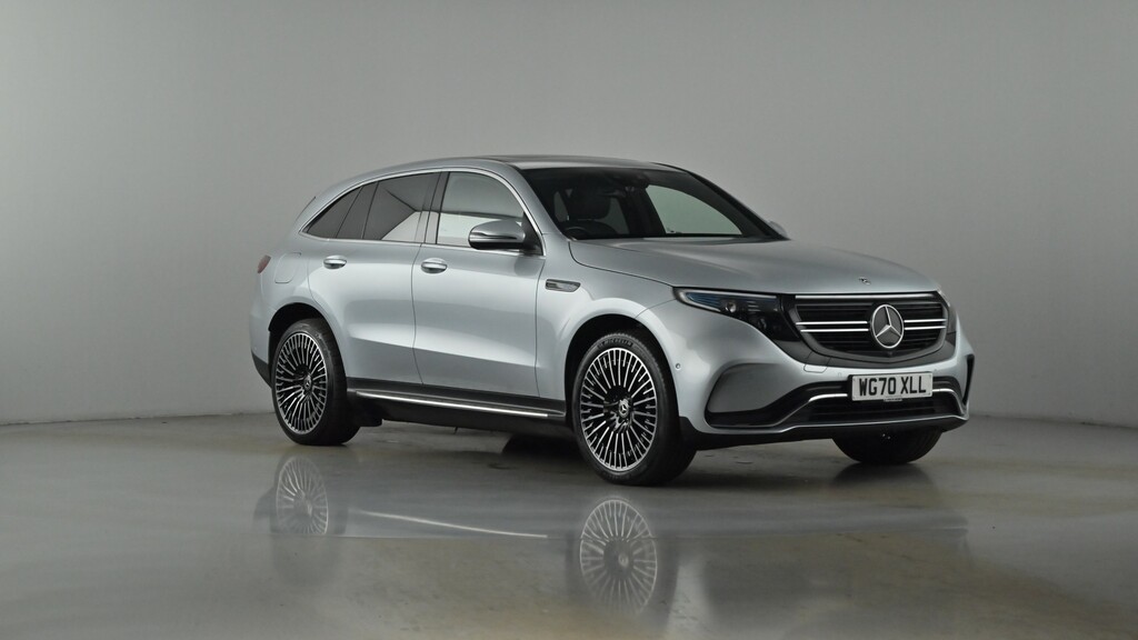 Compare Mercedes-Benz EQC 80Kwh 400 Amg Line Premium 4Matic WG70XLL Silver