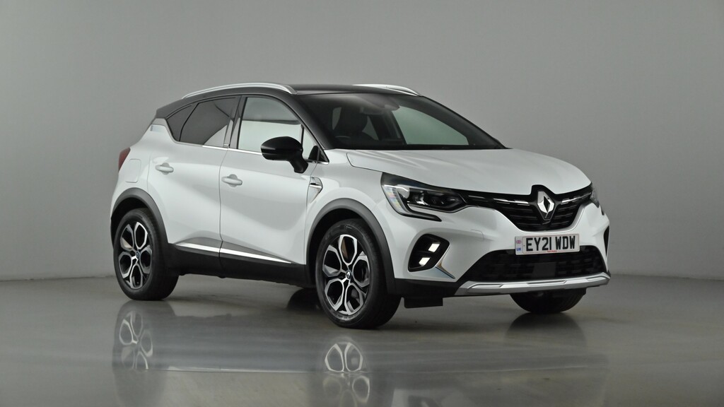 Compare Renault Captur 1.6 E-tech Launch Edition Phev EY21WDW White