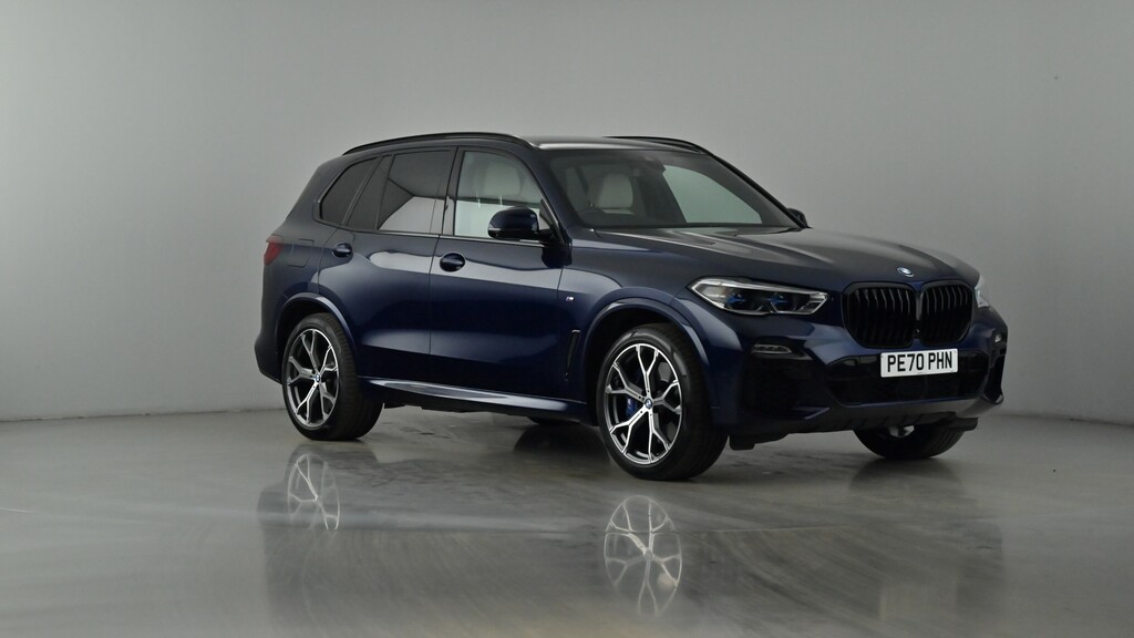 Compare BMW X5 3.0 Xdrive45e M Sport PE70PHN Blue