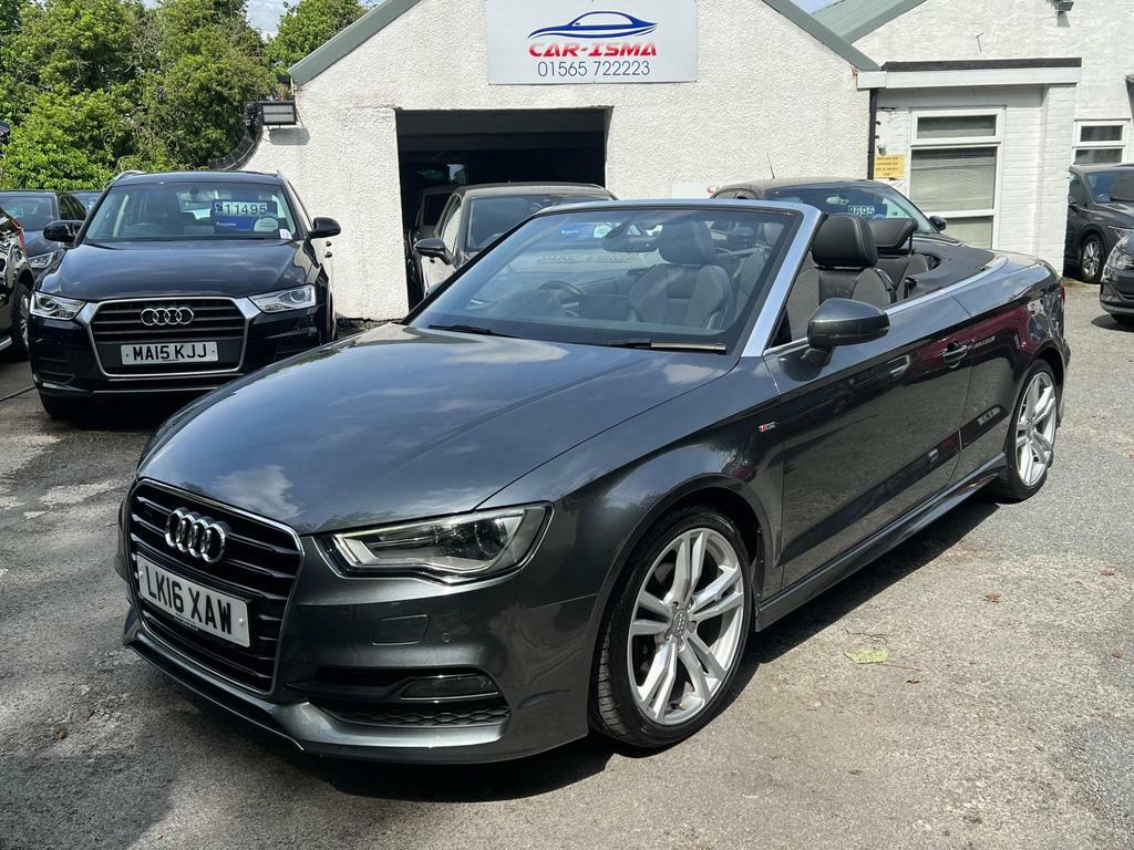 Compare Audi A3 Cabriolet Cabriolet 2.0 Tdi S Line S Tronic Euro 6 Ss LK16XAW Grey