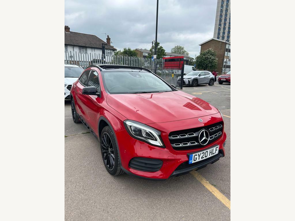 Compare Mercedes-Benz GLA Class 1.6 Gla200 Amg Line Edition Plus 7G-dct Euro 6 GY20HLF Red