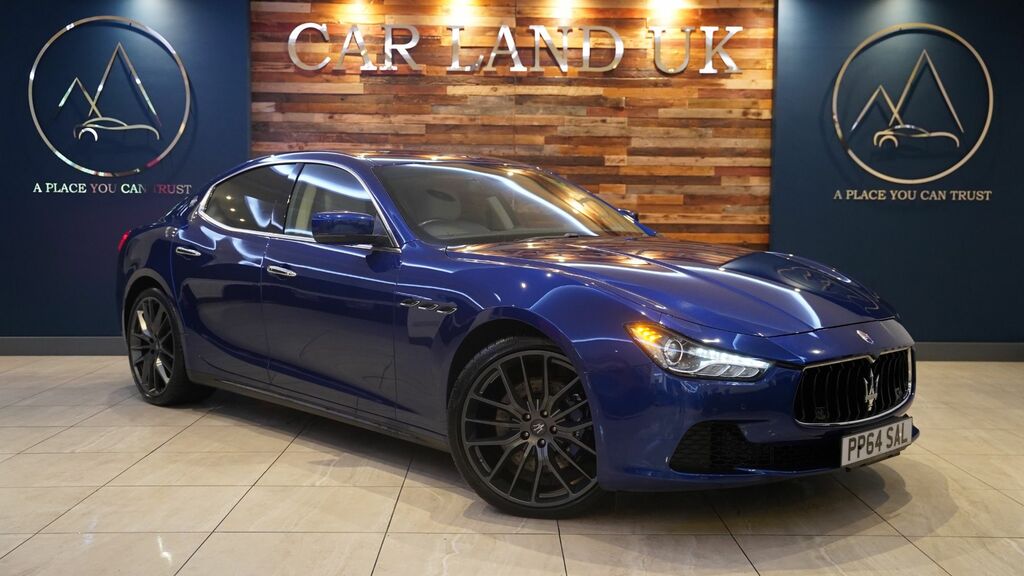 Maserati Ghibli Saloon Blue #1