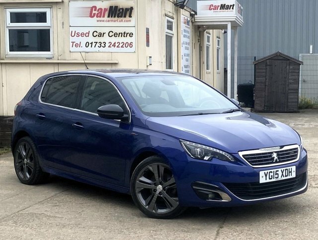 Compare Peugeot 308 1.6 Hdi Ss Gt Line 115 Bhp YG15XDH Blue