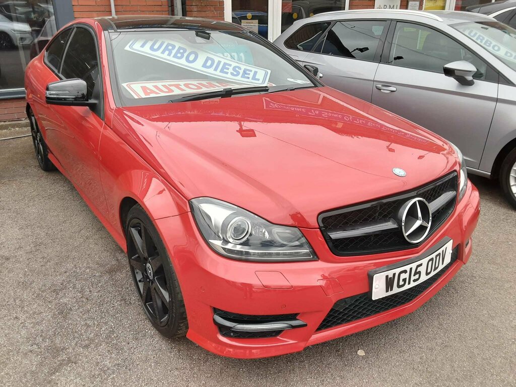 Compare Mercedes-Benz C Class 2.1 C250 Cdi Amg Sport Edition G-tronic Euro 5 S WG15ODV Red