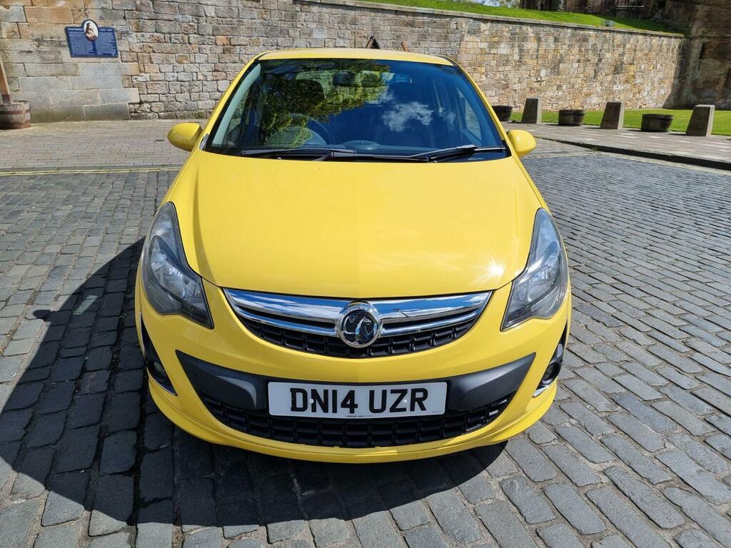 Compare Vauxhall Corsa Hatchback 1.4 16V Sri 2014 DN14UZR Yellow
