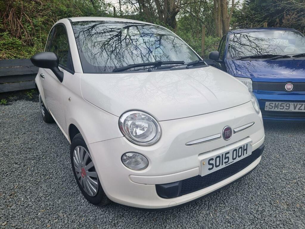 Compare Fiat 500 Hatchback 1.2 500 1.2 69Hp Pop 2015 SO15OOH White