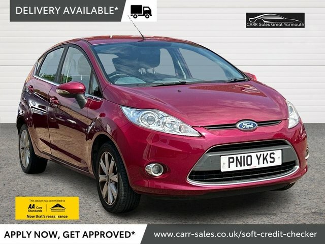 Compare Ford Fiesta 1.2 Zetec 81 Bhp PN10YKS Red