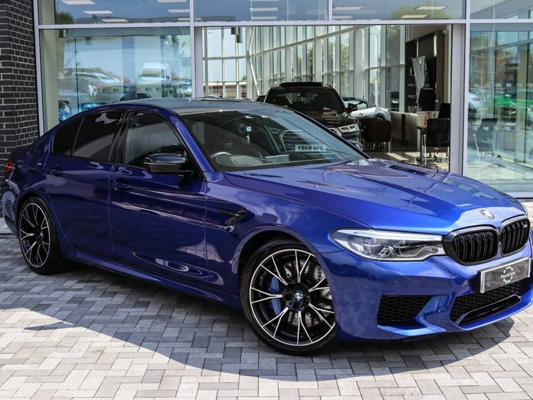 Compare BMW M5 M5 Competition Edition LG70YHD Blue
