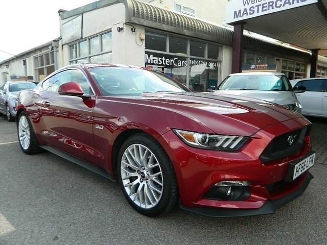 Compare Ford Mustang 5.0 Gt 410 Bhp KF66LFN Red
