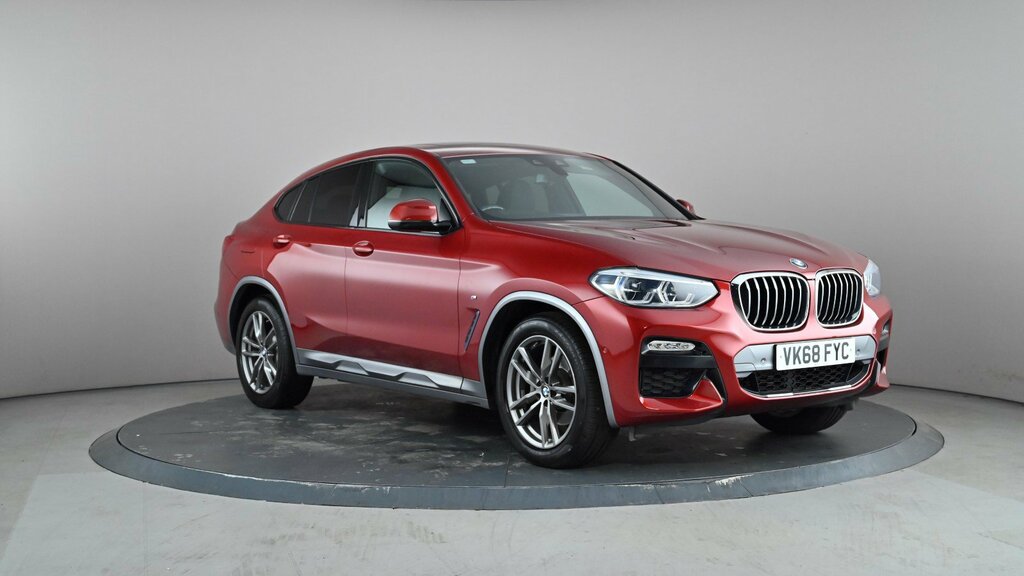 Compare BMW X4 Xdrive20d M Sport X VK68FYC Red