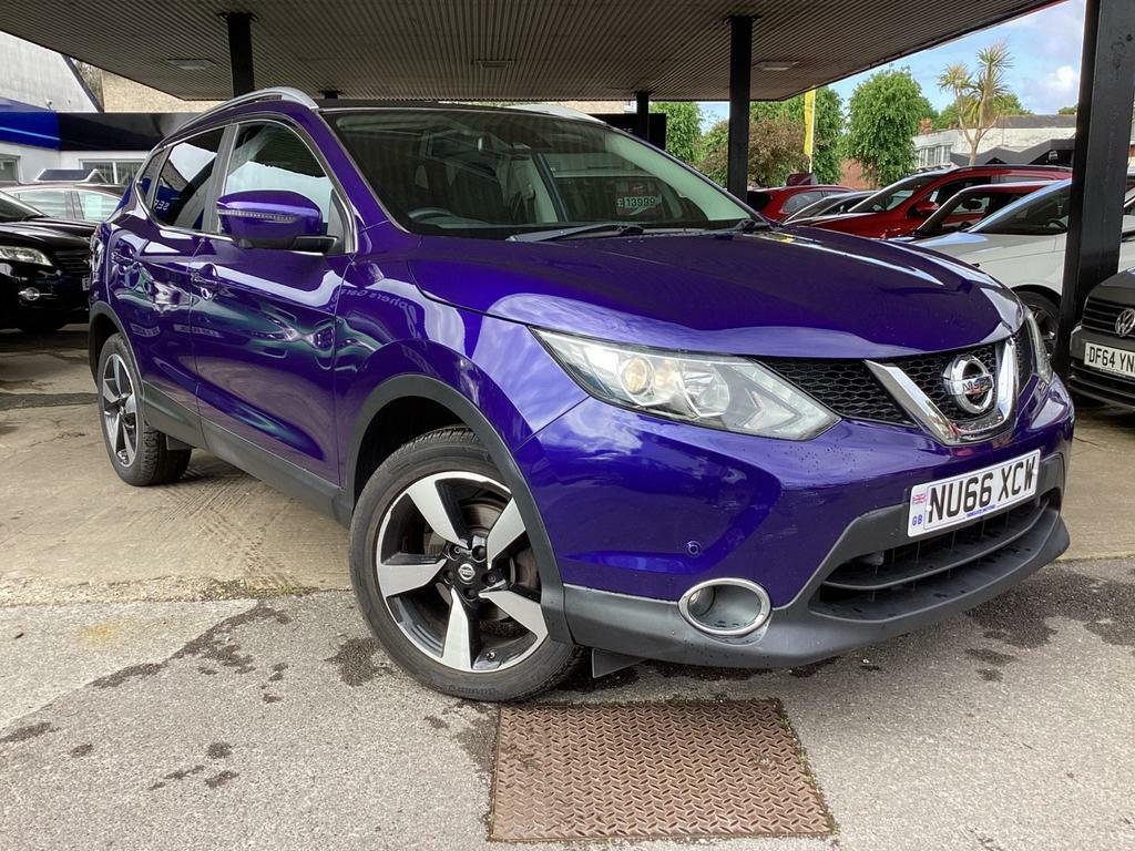 Compare Nissan Qashqai 1.5 Dci N-connecta 2Wd Euro 6 Ss NU66XCW Blue