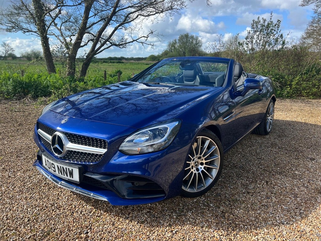 Compare Mercedes-Benz SLC 2.0 Amg Line G-tronic Euro 6 Ss AD19NNW Blue
