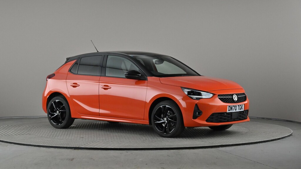 Compare Vauxhall Corsa 1.2 Turbo Sri Premium DN70TGK Orange