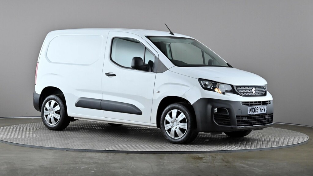 Compare Peugeot Partner 1000 1.5 Bluehdi 100 Professional Van NX69YHV White