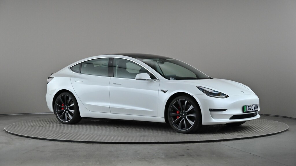 Compare Tesla Model 3 Performance Awd Performance Upgrade LG20VUX White