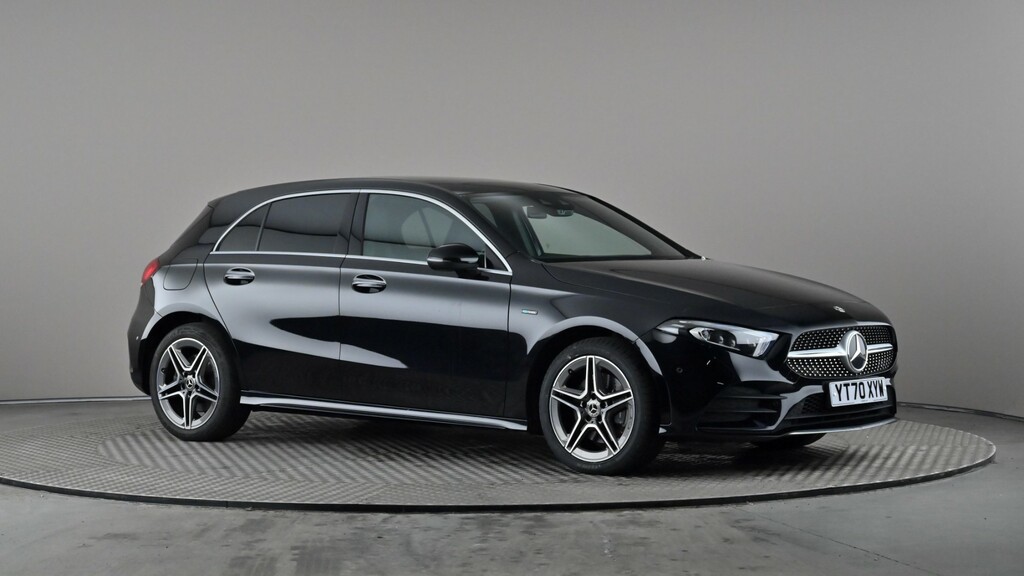 Compare Mercedes-Benz A Class A250e Amg Line Premium Plus YT70XYW Black