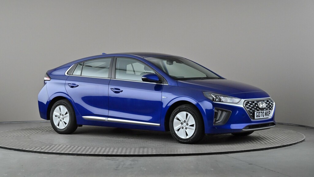 Compare Hyundai Ioniq 1.6 Gdi Hybrid Premium Dct GD70MXP Blue