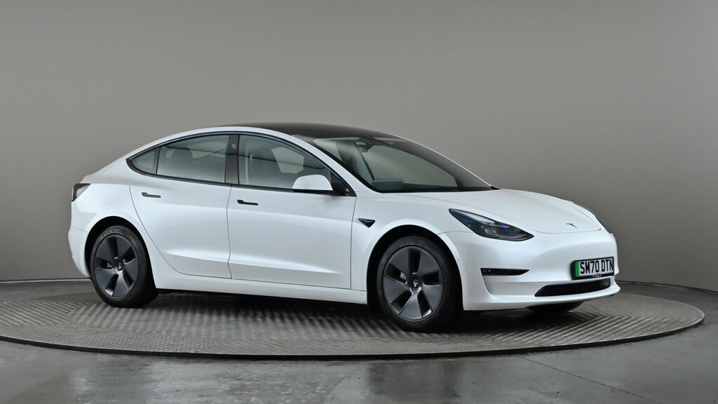 Compare Tesla Model 3 Long Range Awd SM70DTN White